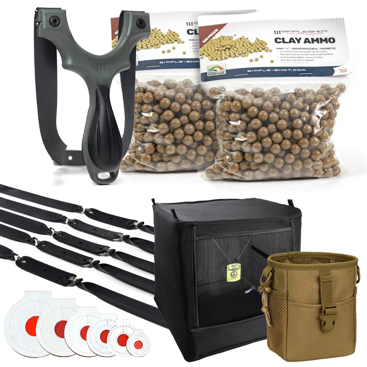 Slingshot Ammo Pouch Scout LT2 Starter Kit (Slate) SimpleShot